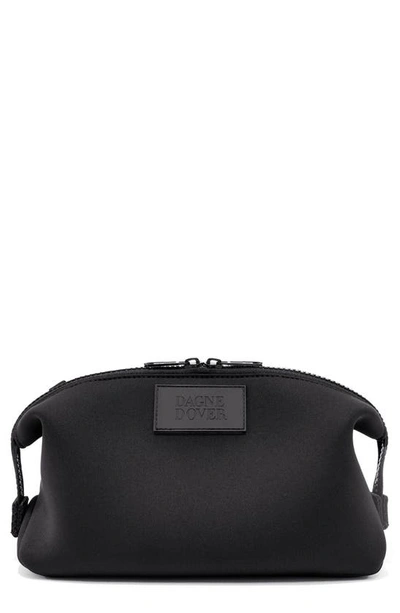 Shop Dagne Dover Small Hunter Neoprene Toiletry Bag In Onyx