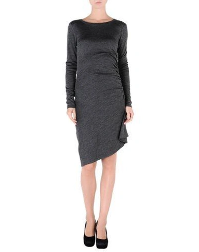 Shop Michael Michael Kors Short Dress In Steel Grey