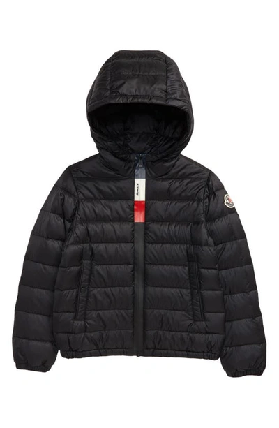 Shop Moncler Quilted Down Jacket In Black
