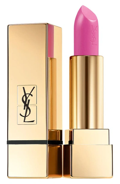 Shop Saint Laurent Rouge Pur Couture Satin Lipstick In 49 Tropical Pink