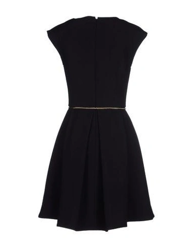 Shop Roberto Cavalli Short Dress In Black
