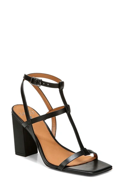 Shop Sarto By Franco Sarto Vix T-strap Sandal In Black Leather