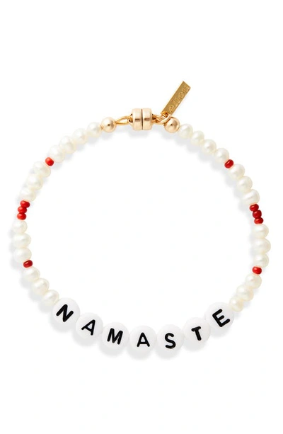 Shop Eliou All The Feels Namaste Bracelet (nordstrom Exclusive) In Gold