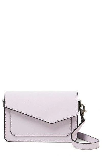 Shop Botkier Cobble Hill Mini Leather Convertible Crossbody Bag In Lavender