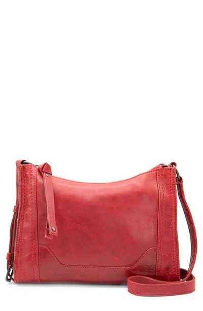 Shop Frye Melissa Leather Crossbody Bag In Red