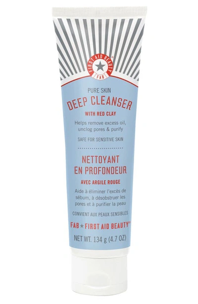 Shop First Aid Beauty Pure Skin Deep Cleanser With Red Clay, 4.7 oz