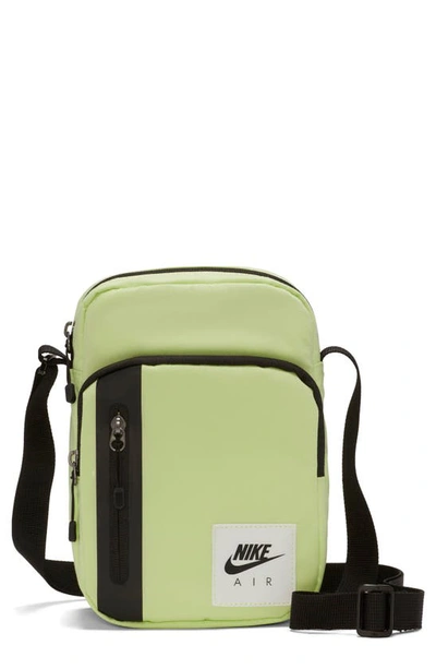 Shop Nike Small Items Bag In Lime/ Black/ White