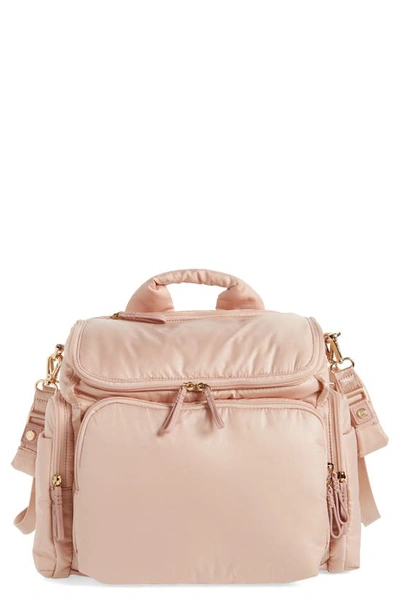 Shop Caraa Medium Baby Bag In Blush