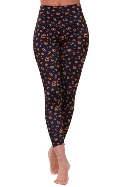 Shop Onzie High Rise Capris In Lovely Leopard