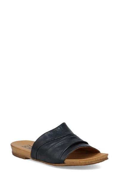Shop Miz Mooz Aria Slide Sandal In Black Leather