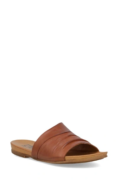 Shop Miz Mooz Aria Slide Sandal In Brandy Leather