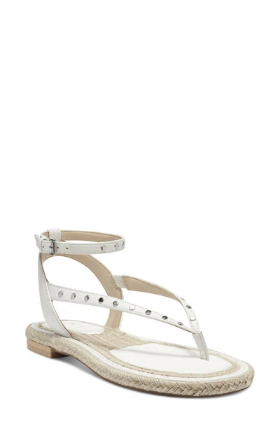 Shop Vince Camuto Kelmia Embellished Sandal In White Swan