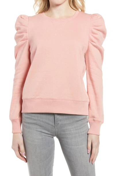 Shop Rebecca Minkoff Janine Sweatshirt In Dusty Pink