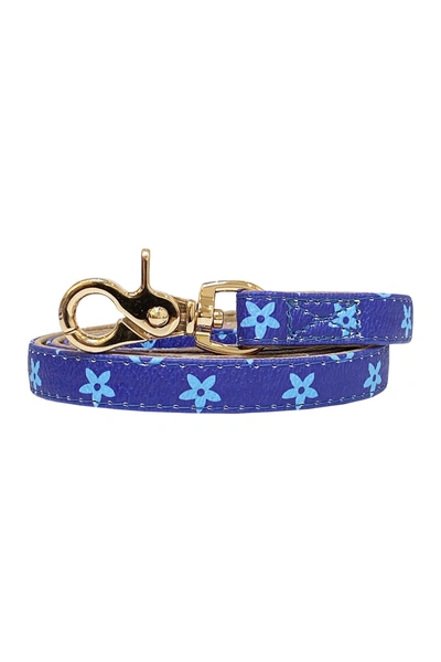 Shop Dogs Of Glamour Lauren Luxury Leash In Blue