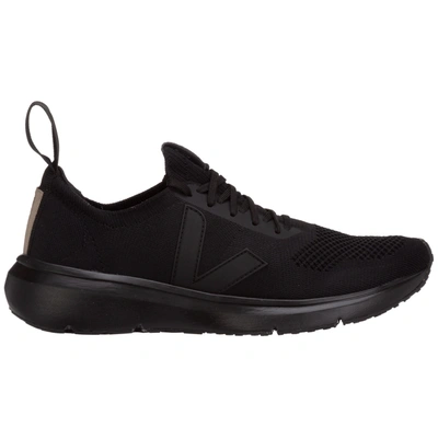 Shop Veja X Rick Owens Men's Shoes Nylon Trainers Sneakers V-knit In Black