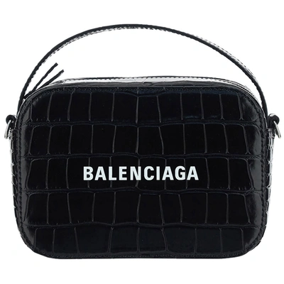 Shop Balenciaga Women's Leather Handbag Shopping Bag Purse In Black