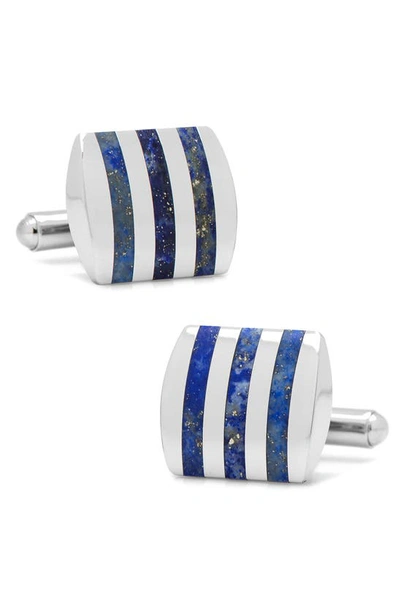 Shop Cufflinks, Inc Inlay Stripe Cuff Links In Lapis