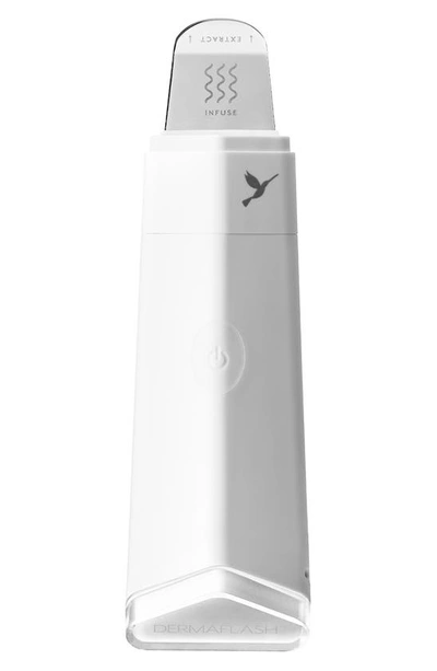 Shop Dermaflash Dermapore Ultrasonic Pore Extractor & Serum Infuser In White