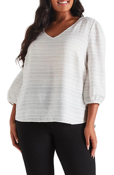 Shop Estelle Skylar Top In Milk/ Black