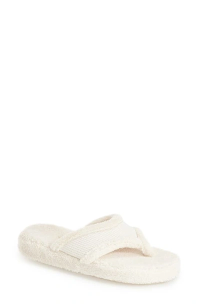 Shop Acorn Waffle Spa Slipper In Natural