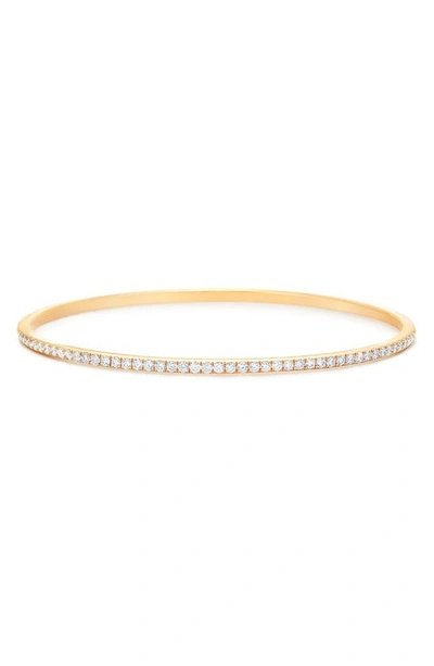 Shop Kwiat Stackable Diamond Bangle In Yellow Gold