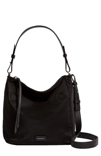Shop Allsaints Nilo Kita Nylon Shoulder Bag In Black