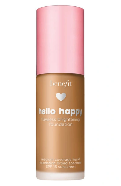 Shop Benefit Cosmetics Benefit Hello Happy Flawless Brightening Foundation Spf 15, 0.33 oz In Shade 6- Medium Warm