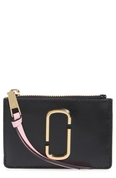 Shop The Marc Jacobs Snapshot Small Leather Wallet In New Black Multi