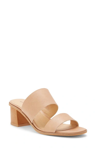 Shop Lucky Brand Lalinna Slide Sandal In Stone Leather