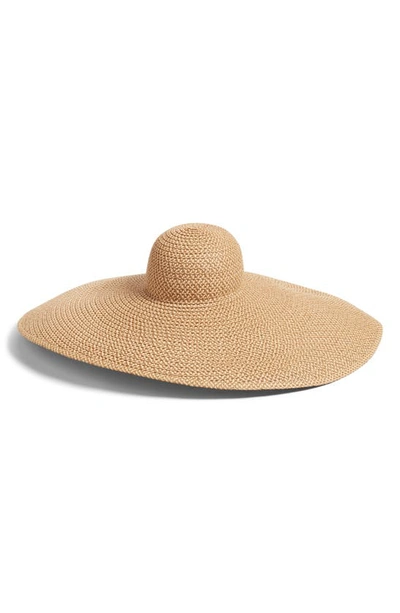 Shop Eric Javits Giant Floppy Squishee Hat In Peanut