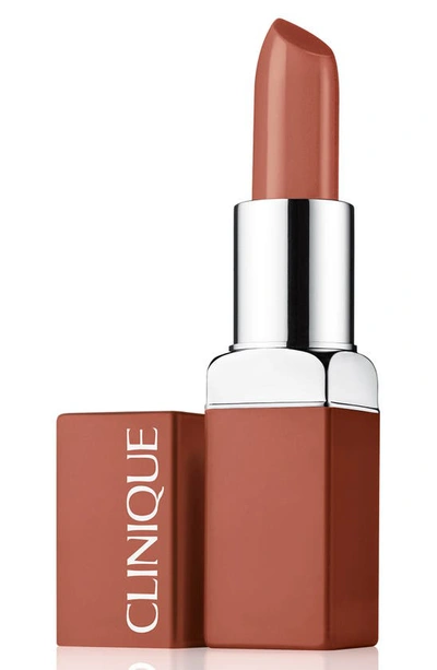 Shop Clinique Even Better Pop Lip Color Foundation Lipstick In 10 Delicate