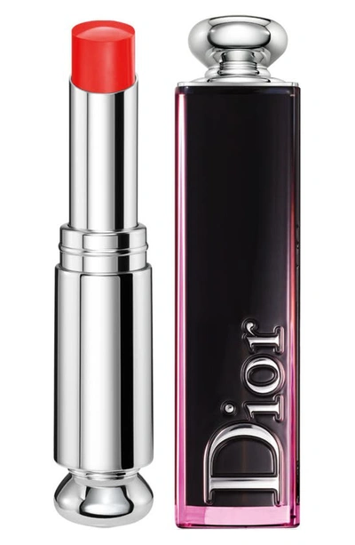 Shop Dior Addict Lacquer Stick In 744 Party Red / Orange Red