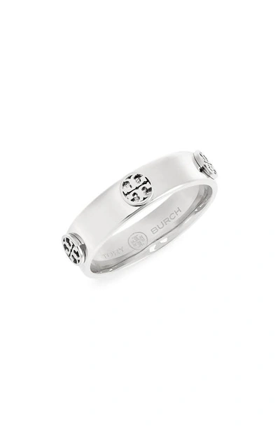 Tory Burch Miller Stud Ring In Tory Silver