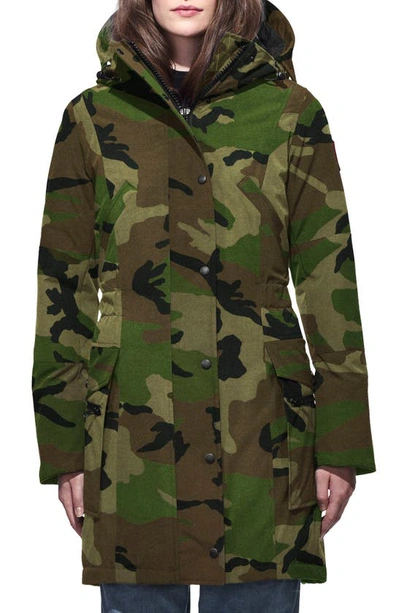 Shop Canada Goose Kinley Insulated Parka In Classic Camo