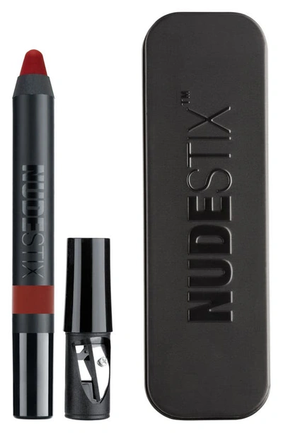 Shop Nudestix Intense Lip And Cheek Pencil In Royal