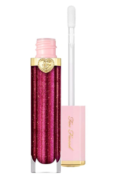 Shop Too Faced Rich & Dazzling High Shine Sparkling Lip Gloss In Hidden Talents