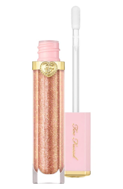 Shop Too Faced Rich & Dazzling High Shine Sparkling Lip Gloss In Net Worth