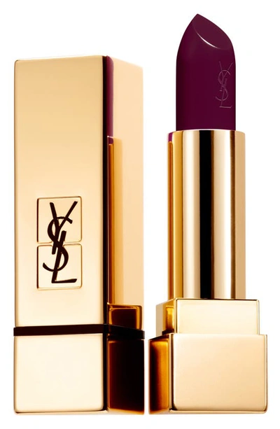 Shop Saint Laurent Rouge Pur Couture Satin Lipstick In 89 Prune Power