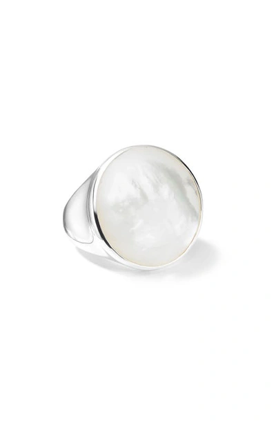 Shop Ippolita Rock Candy Luce Round Mother-of-pearl Sterling Silver Ring