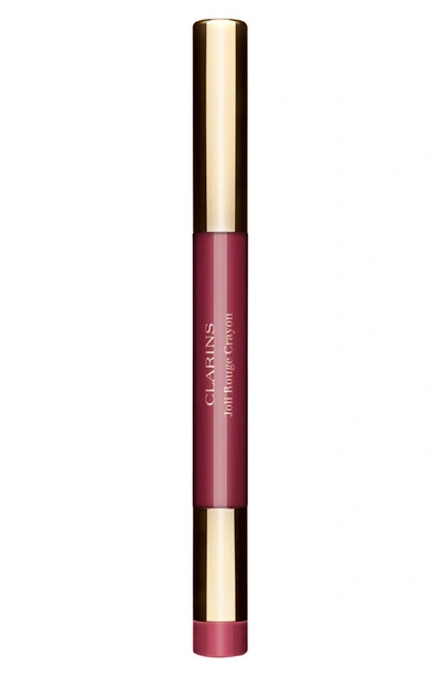 Shop Clarins Joli Rouge Lip Crayon In 744c Plum