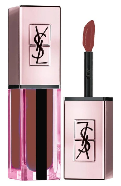 Shop Saint Laurent Water Stain Glow Lip Stain In 205 Secret Rosewood