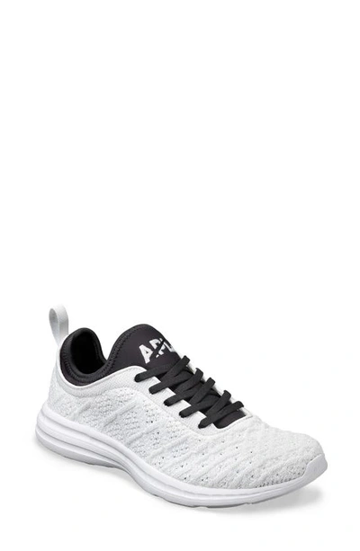 Shop Apl Athletic Propulsion Labs Techloom Phantom Running Shoe In Metallic Pearl / White / Black