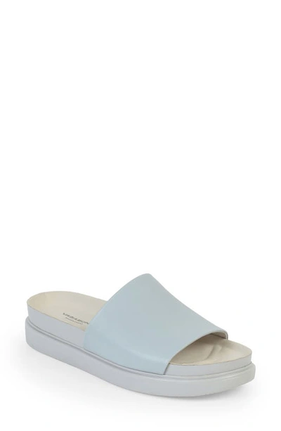 Shop Vagabond Shoemakers Erin Slide Sandal In Powder Blue