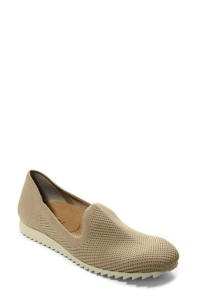 Shop Vaneli Verne Knit Flat In Taupe Flyknit