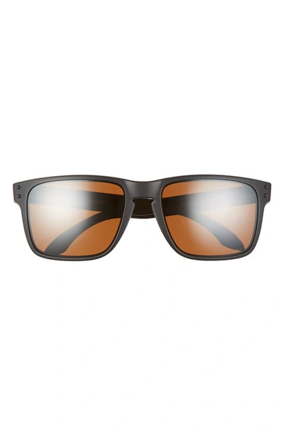 Shop Oakley Holbrook Xl 59mm Polarized Sunglasses In Matte Black