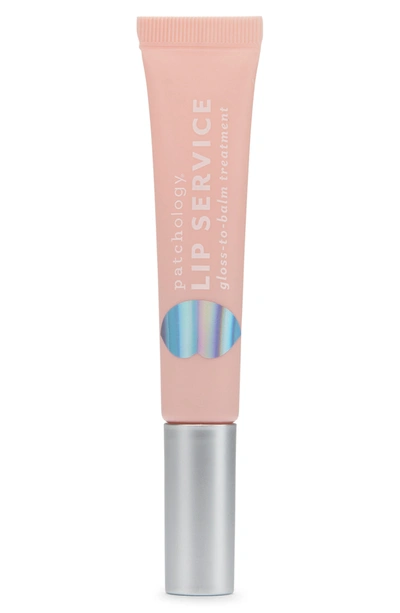 Shop Patchology Lip Service Gloss-to-balm Treatment In Pink