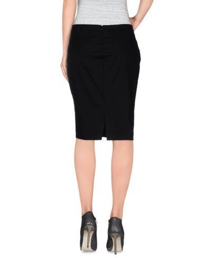 Shop Elie Tahari Knee Length Skirt In Black
