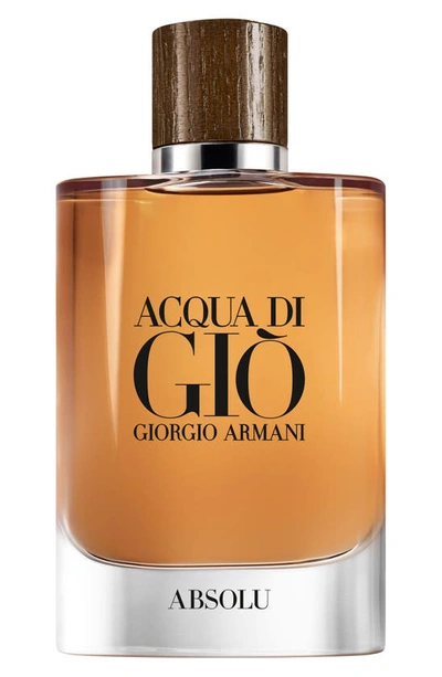 Shop Giorgio Armani Acqua Di Gio Absolu Eau De Parfum Fragrance, 4.2 oz
