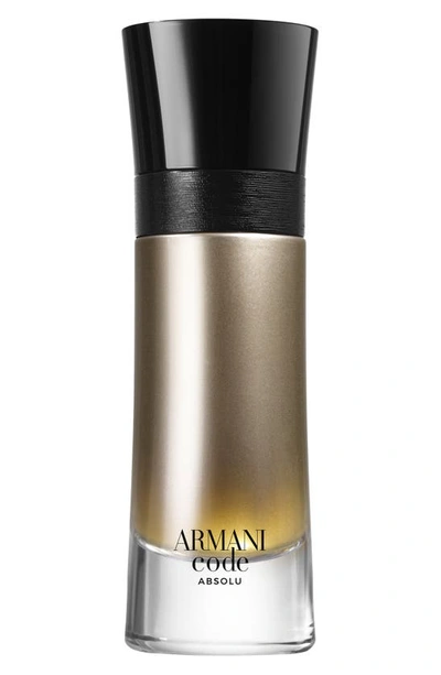Shop Giorgio Armani Armani Code Absolu Parfum, 3.4 oz