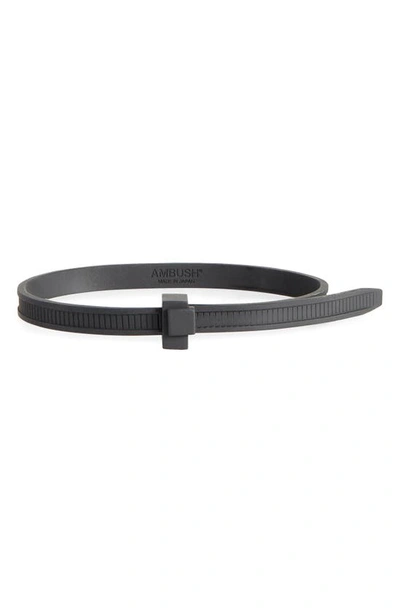 Shop Ambush Zip Tie Bracelet In Black